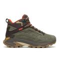 Olive - Merrell - Men's Moab Speed 2 Leather Mid Waterproof