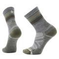 Ash-Charcoal - Smartwool - Hike Striped Mid Crew Socks