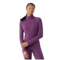 Purple Iris Heather - Smartwool - Women's Classic Thermal Merino Base Layer 1/4 Zip