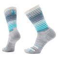 Light Gray - Smartwool - Everyday Stitch Stripe Crew Socks