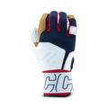 Red/Royal/Flag Logo - Marucci Sports - Blacksmith Full Wrap Adult Batting Glove