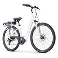 Pearl White - Fuji Bikes - E-Crosstown LS USA