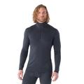 Charcoal Heather - Smartwool - Male Men's Classic Thermal Merino Base Layer 1/4 Zip Boxed