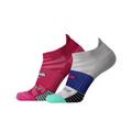 Pink/Salt & Light Grey/Salt - Brooks Running - Unisex Ghost Lite No Show 2-Pack