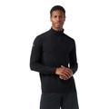Black - Smartwool - Mens Men's Active 1/4 Zippers Top