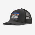 Ink Black - Patagonia - Line Logo Ridge LoPro Trucker Hat