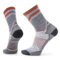 Medium Gray - Smartwool - Run Zero Cushion Mid Crew Pattern Socks