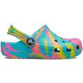 Digital Aqua / Multi - Crocs - Kid's Classic Marbled Clog