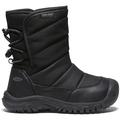 Black/Steel Grey - Keen - Little Kids' Puffrider Waterproof Winter Boot