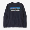 New Navy - Patagonia - Men's L/S P-6 Logo Responsibili-Tee