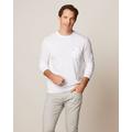 White - Johnnie-O - Men's Brennan 2.0 Long Sleeve T-Shirt