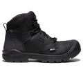 Black/Black - Keen - Men's Independence 6" Waterproof Boot (Carbon Fiber Toe)