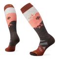 Chestnut - Smartwool - Women's Ski Snowpocalypse Pattern Over The Calf Socks