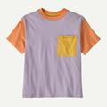 Foxglove Purple - Patagonia - Kid's Pocket T-Shirt