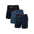Dark Denim/Navy/Black - Saxx - Men's Vibe Xtra (3 Pack) Gift Box