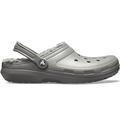 Slate Grey/Smoke - Crocs - Classic Lined Clog