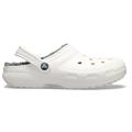 White / Grey - Crocs - Classic Lined Clog