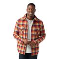 Rhythmic Red Plaid - Smartwool - Men's Anchor Line Shirt Jacket