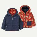 Madder Red - Patagonia - Baby Reversible Down Sweater Hoody