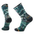 Winter Moss - Smartwool - Hike Campground Print Crew Socks