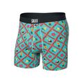Pina Colada Plaid-Aqua - Saxx - Men's Ultra Super Soft Boxer Briefs
