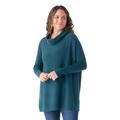 Twilight Blue - Smartwool - Women's Edgewood Poncho Sweater