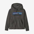 P-6 Logo: Forge Grey - Patagonia - Kid's LW Graphic Hoody Sweatshirt