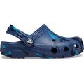 Navy / Multi - Crocs - Toddlers' Classic Marbled Clog