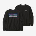 Black - Patagonia - P-6 Logo Uprisal Crew Sweatshirt