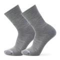 Medium Gray - Smartwool - Everyday Solid Rib Crew 2 Pack Socks