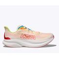 White/Solar Flare - HOKA - Men's Mach 6