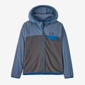 Forge Grey w/Utility Blue - Patagonia - Kid's Micro D Snap-T Jacket