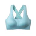 Aqua - Brooks Running - Women's Crossback 2.0 Sports Bra