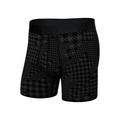 Dogstooth Camo- Black - Saxx - Men's 22nd Century Silk Boxer Briefs