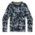 Winter Sky Animals - Smartwool - Kid's Classic Thermal Merino Base Layer Crew