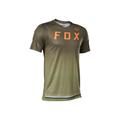 Light Green/Orange - Fox Racing - Flexair Mountain Bike Jersey