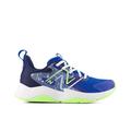 Team Royal/Blue Oasis/Bleached Lime Glo - New Balance - Kids' Rave Run v2