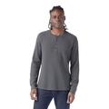 Charcoal - Smartwool - Men's Waffle Long Sleeve Henley