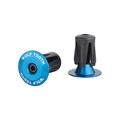Blue - Wolf Tooth Components - Alloy Bar End Plug