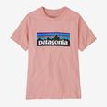 Mallow Pink - Patagonia - Kid's P-6 Logo T-Shirt