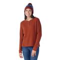 Pecan Brown - Smartwool - Women's Waffle Long Sleeve Henley