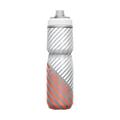 Grey/Coral Stripe - CamelBak - Podium Chill‚ Outdoor 24oz Bike Bottle