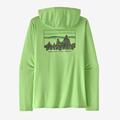 '73 Skyline: Salamander Green - Patagonia - Women's Cap Cool Daily Graphic Hoody