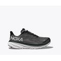 Black / White - HOKA - Youth Clifton 9