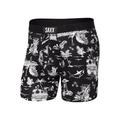 Black Astro Surf And Turf - Saxx - Men's Ultra Super Soft Boxer Briefs