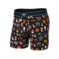 Types Of Stripes-Black - Saxx - Men's Daytripper Open Fly Boxer Briefs
