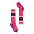 Power Pink - Smartwool - Kids' Wintersport Stripe Over The Calf Socks