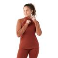 Pecan Brown Heather - Smartwool - Women's Classic Thermal Merino Base Layer 1/4 Zip