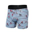 Hockey Heroes-Dusty Blue - Saxx - Men's DropTemp Cooling Cotton Boxer Briefs