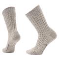 Taupe/Natural Marl - Smartwool - Everyday Cozy Waffle Press Crew Socks